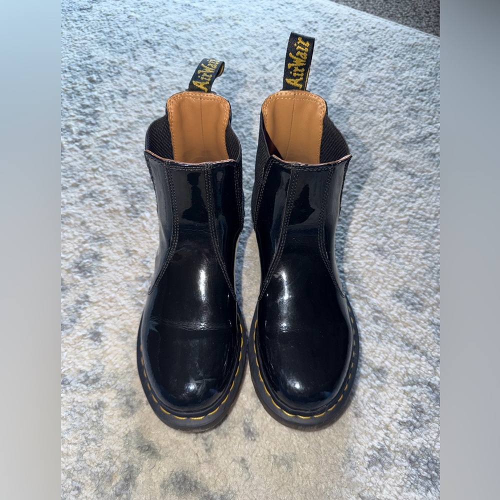Dr. Martens Chelsea Black Patent Leather Boot